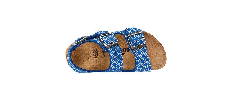 Birkenstock Microfibre Narrow Milano Børn Blå | DK 144NWY